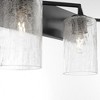 Quorum Lighting Merrick 4 - Light Vanity in  Matte Black - 3 of 4