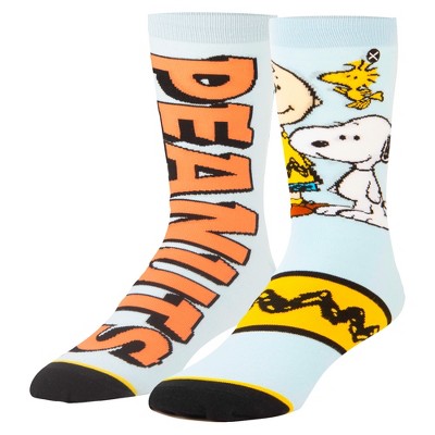 Odd Sox, Peanuts Split, Funny Novelty Socks, Large : Target