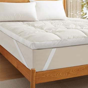 Peace Nest Organic Cotton Mattress Topper Feather Bed, Softness & Support in One