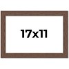 PosterPalooza | 17x11 Wide Barnwood Picture Frame, UV Acrylic, 6 Finishes - Grey, Brown, White, and Black - 2 of 4