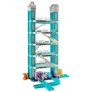 Topteng Parking Garage Toy with 2 Cars - 1 of 4