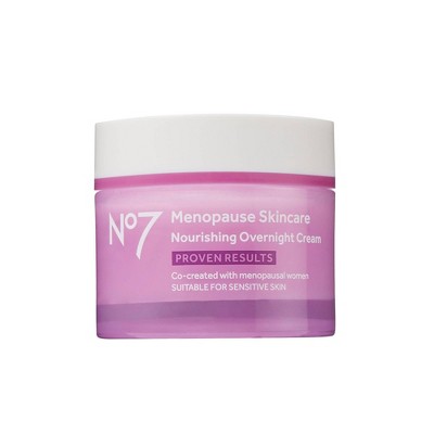 No7 Menopause Skincare Nourishing Overnight Cream - 1.69 fl oz