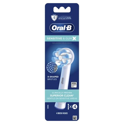 Oral-B Gum Care x-Filaments Electric Toothbrush Replacement Brush Heads Refill, 4 Count