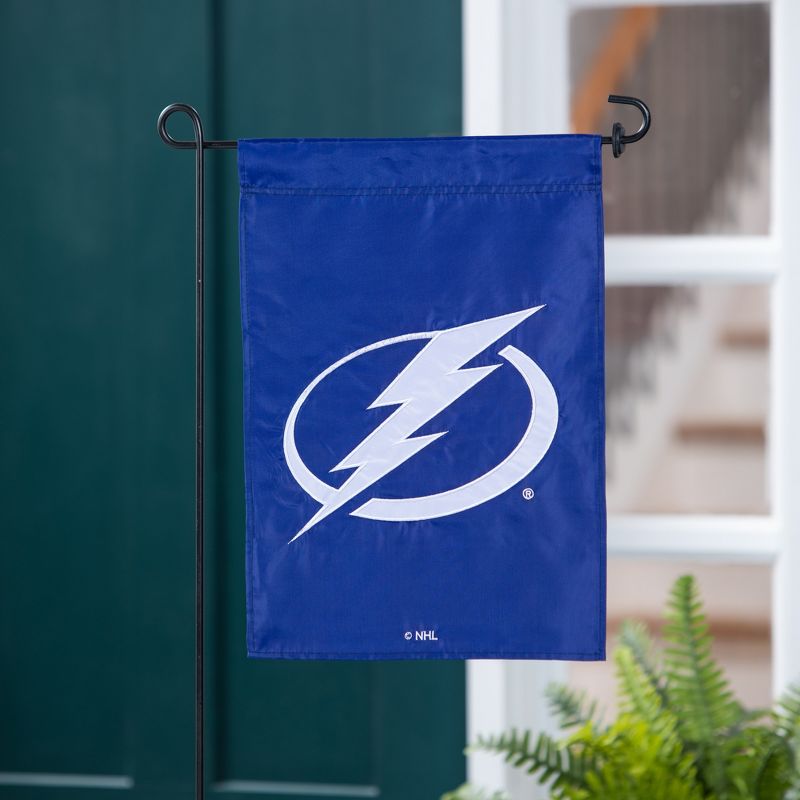 Evergreen NHL Tampa Bay Lightning Garden Applique Flag 12.5 x 18 Inches Indoor Outdoor Decor, 1 of 2