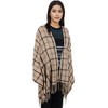 Anna-Kaci Classic Plaid Winter Scarf Soft Cashmere Feel Wrap Shawl Check Tassel Scarves for Women - 4 of 4