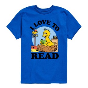 Boys' - Sesame Street - I Love To Read Short Sleeve Graphic T-Shirt - 1 of 4