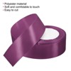 Unique Bargains Single Side Solid DIY Wrapping Decoration Roll Satin Ribbons 2 Pcs - 3 of 4