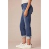 Women's Flex-ellent Mid-rise Cropped Girlfriend Jean - Democracy - 2 of 4