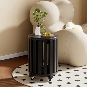 GDFStudio Romain Modern Wooden Stackable Stools (Set of 4) - 1 of 4