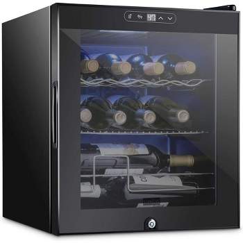 Schmecke 12 Bottle Compressor Wine Fridge & Cooler Refrigerator W/Lock