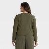 Women's Ribbed Pajama Cardigan - Auden™ - 2 of 3