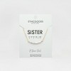 ETHIC GOODS Women's Dainty Stone Morse Code Necklace [SISTER] - 4 of 4