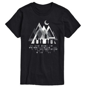 Men's - Instant Message - Mountain Geometric Short Sleeve Graphic T-Shirt - 1 of 4