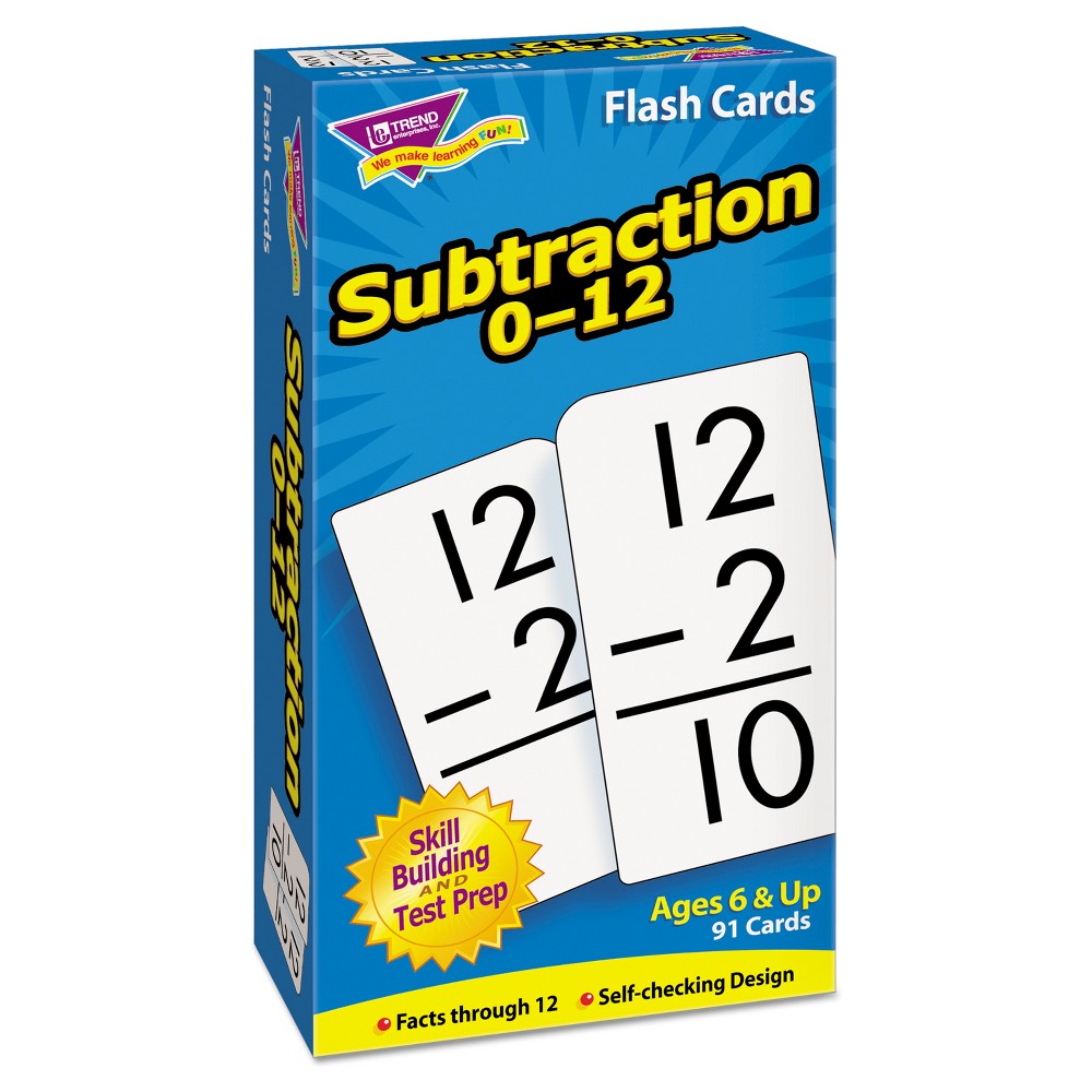 UPC 078628531039 product image for TREND Skill Drill Flash Cards, 3 x 6, Subtraction | upcitemdb.com