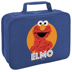 Sesame Street Elmo Scribble Insulated Soft Sided Lunch Box - 1 of 4