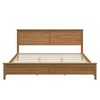KIGFTSOD Modern Solid Wood Platform Bed with Sturdy Wooden Slats Support,No Box Spring Needed - 3 of 4