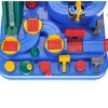 JuzToys Kids Blue Race Track Car Adventure Toy - City Rescue Playset with Mini Cars Playset, Magnetic Puzzle Rail Car for Kids - 3 of 4