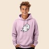 Dalix Giant Ghost Embroidered Hoodie Soft Fleece Hood Sweatshirt Mens - 2 of 4