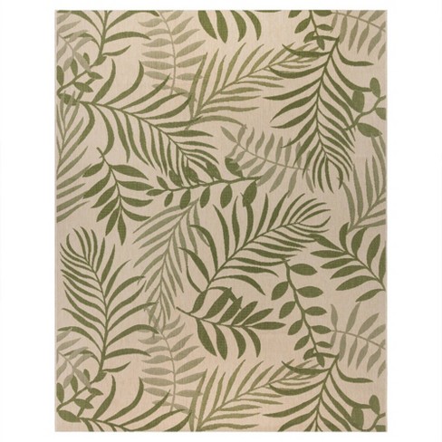 120"x94" Paseo Akimbo Indoor/Outdoor Rug Sand Palm/Botanical - Gertmenian - image 1 of 4