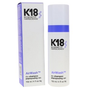 K18 Biomimetic Hairscience Airwash Dry Shampoo (4 oz) - Non-Aerosol for Lasting Clean Hair, Eliminates Odors & Reduces Oil for Days - 1 of 4