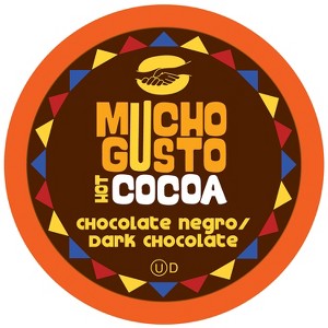 Mucho Gusto Hot Cocoa Dark Chocolate Flavored Pods,Compatible Keurig 2.0 , 40 Ct - 1 of 4