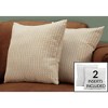 Tramull Set of 2 Modern Throw Pillows 18x18 Inches with Inserts, Hypoallergenic Polyester for Sofa & Bed - 4 of 4