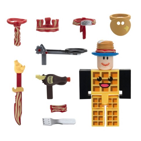Roblox Avatar Shop Series Collection Makin Bacon Pancakes Figure Pack Includes Exclusive Virtual Item Target - roblox hat weight