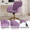 NicBex Velvet Height Adjustable Office Chair Swivel Recliner Chair,Ergonomics 3-in-1 Office Chair&Accent Chair&Vanity Chair for Home&Office - 2 of 4
