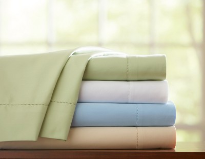 Sage Cotton Sateen Standard Pillowcases Set of 2