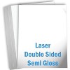 Hamilco White Semi Gloss Cardstock Paper - 8 1/2 x 11" Heavy Weight 100 lb Cover Card Stock - 50 Pack - 2 of 4