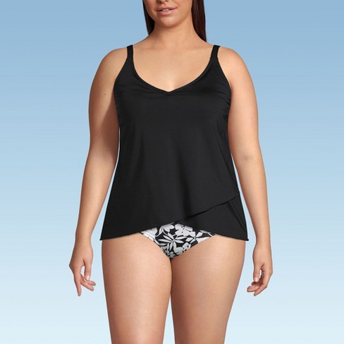 Lands end plus size tankini tops online