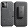 Nakedcellphone Case with Stand and Screen Protector and Belt Clip Holster for iPhone 11 - 2 of 4