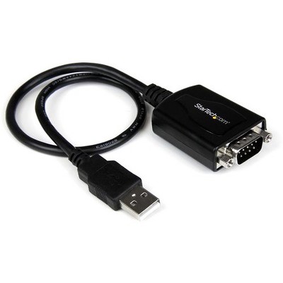 StarTech.com USB to Serial Adapter - Prolific PL-2303 - COM Port Retention - USB to RS232 Adapter Cable - USB Serial - DB-9 Male
