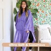 Tirrinia Women Wearable Blanket Cape Plush Fleece Throw Wrap Cover Indoors or Outdoors , 55x80 Inches - 2 of 4