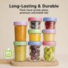 8pk Prep Baby Food Storage Containers, Leak-Proof, BPA Free Glass Baby Food Jars for Feeding - 4 of 4