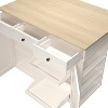Rolling Kitchen Island Cart with Drop Leaf, Mobile Island Cabinet, Kitchen Storage Cabinet on Wheels, 3 Drawers, Spice Rack, Towel Rack, Black - 2 of 4