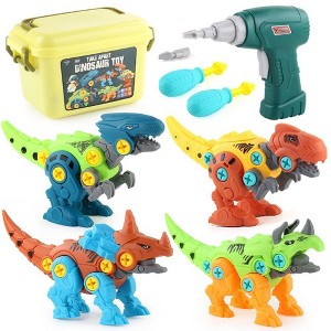 MOVSSOU Dinosaur Toys Take Apart Stem Building Construction - 1 of 4