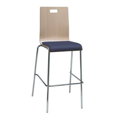 Jive Barstool Grape Vinyl Seat Natural - KFI