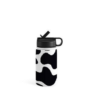 MariaMariaCreative Mooooo Black and White Water Bottle - Society6 - 1 of 4