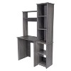 PAGED Writintg Desk with Two Superior Shelves, Spacious top surface to place Screen and Keyboard, Six Cubbies, White - 4 of 4