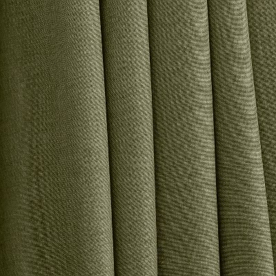 Spanish Moss Light-Filtering Cotton Polyester Rod Pocket Window Swag