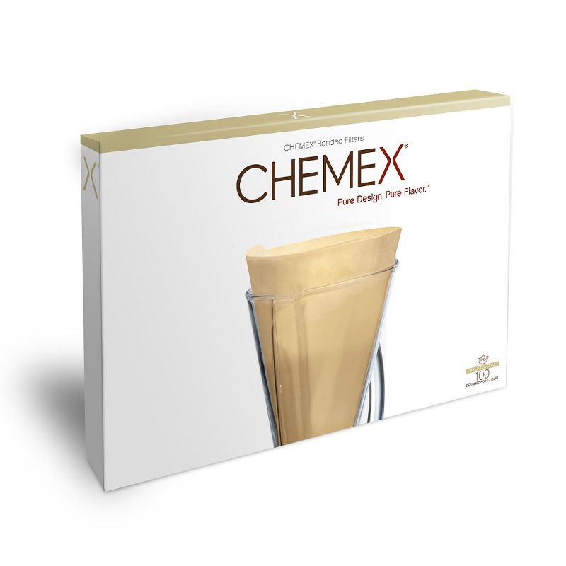 Chemex Bonded Filter - Natural Half Moon - 100 ct - Exclusive Packaging, 2 of 4