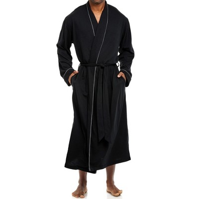 NY Threads Luxurious Men's Cotton Robe Knit Bathrobe (Small, Black) :  : Clothing, Shoes & Accessories