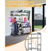 ZACHVO 250 lbs. Weight Capacity Sports Organizer Storage Garage Rack for Golf Ball Yoga - 3 of 4