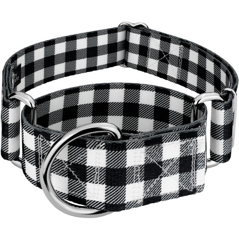 Country Brook Petz 1 1/2 inch Premium Where's Merry Dog Collar, Size: Medium 1 1/2in W - Fits 13in-16in, Red