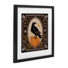 Stupell Industries Spooky Season Black Crow Framed Print Under Glass - 2 of 4