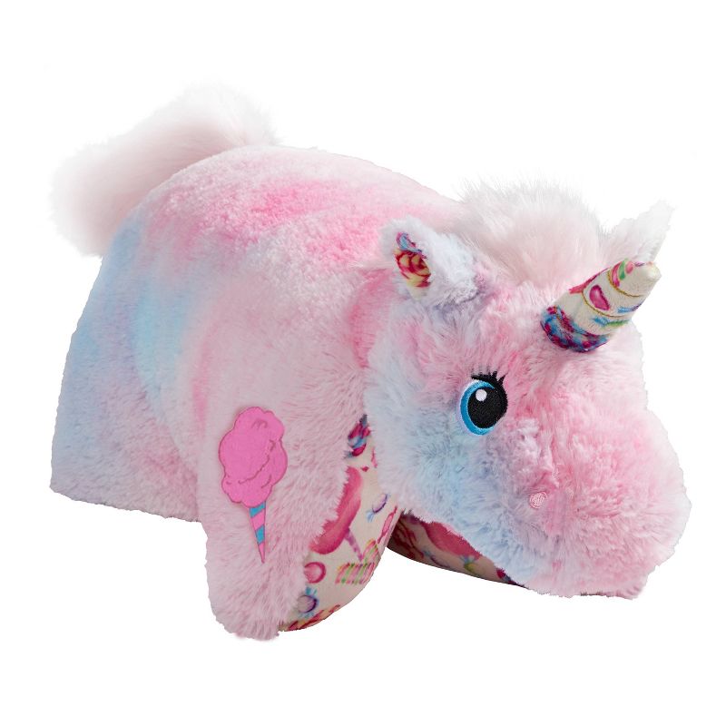 Sweet Scented Cotton Candy Unicorn Kids&#39; Pillow - Pillow Pets, 1 of 9