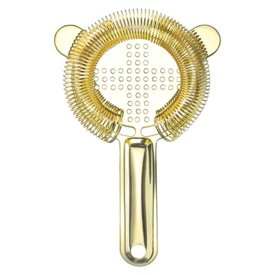 Unique Bargains Stainless Steel Rust-resistant Detachable Spring Cocktail Strainer