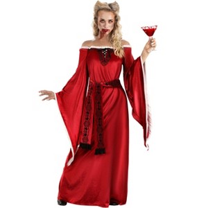 HalloweenCostumes.com Blood Empress Vampire Women's Costume Dress | Vampire Costumes - 1 of 4