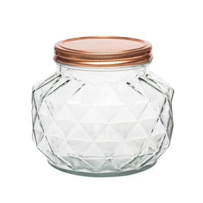 Amici Home Dakota Glass Canister, Small, 56oz